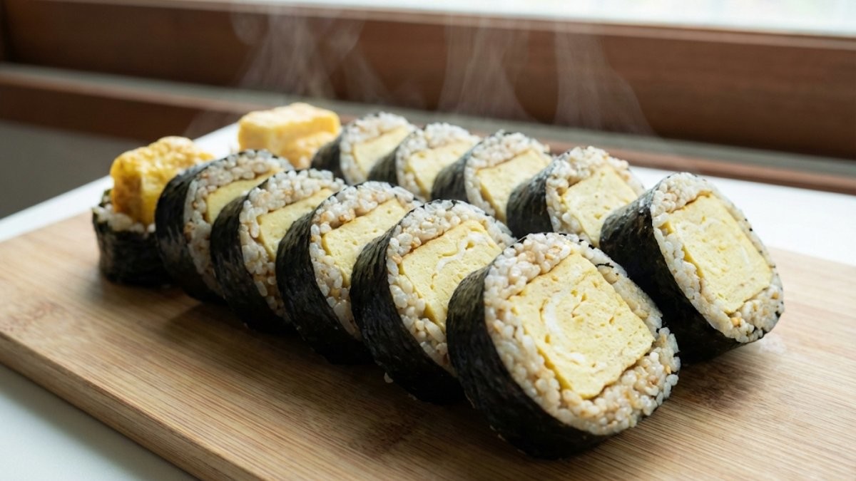 맛있는 계란 김밥 / 기사 내용을 바탕으로 제작한 AI 이미지