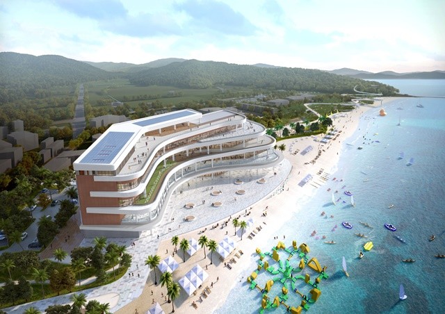 보성율포해양복합센터 조감도