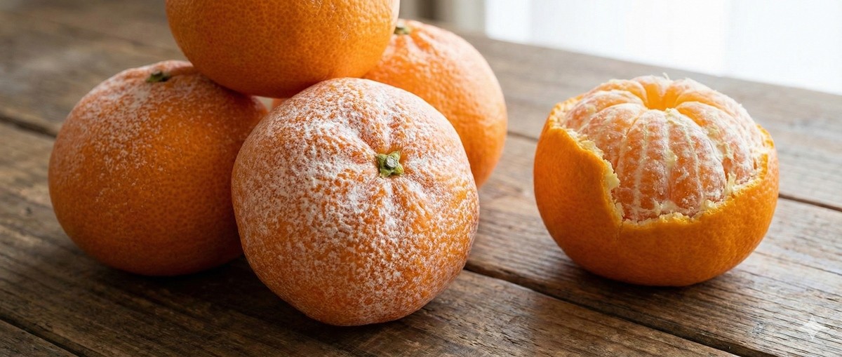 귤 껍질에 묻은 하얀 가루 정체는 칼슘제 / AI 생성 이미지