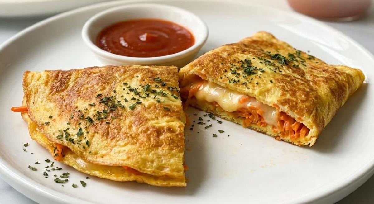 '원팬 당근 계란전 완성!' 기사 내용 토대로 AI툴 활용해 제작한 자료사진.