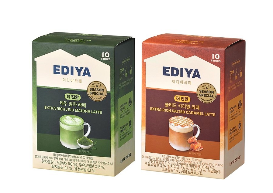 집에서 간편하게 즐기는 ‘더 진한 라떼’ 2종 신제품 출시 / 이디야커피 제공