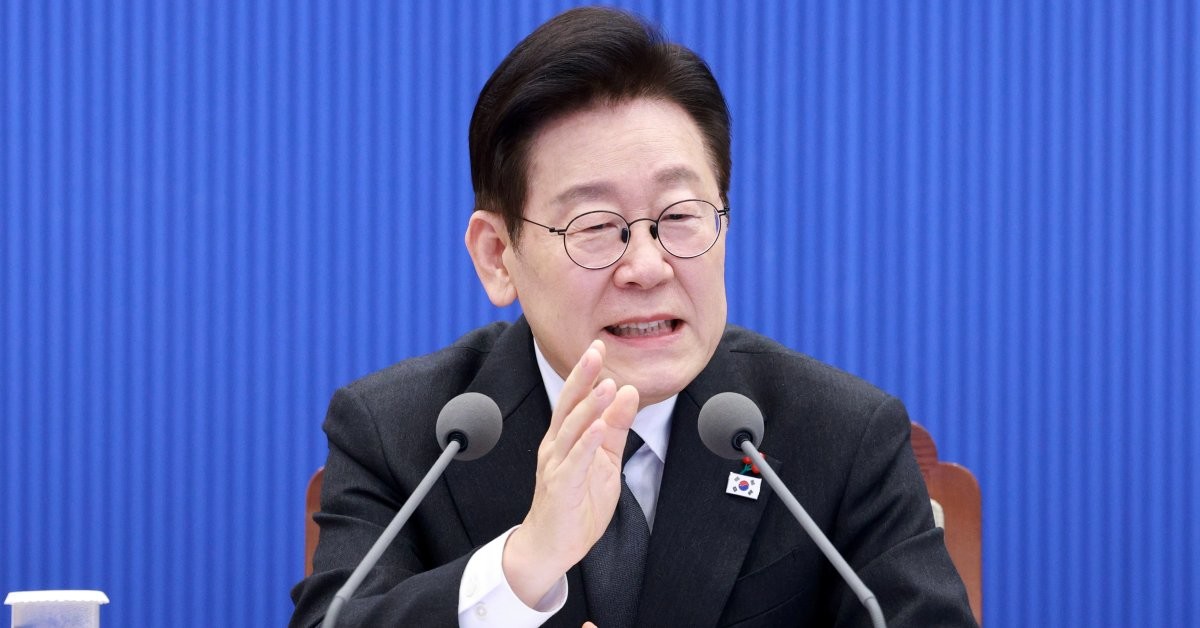 29일 수석보좌관회의에서의 이재명 대통령 / 뉴스1