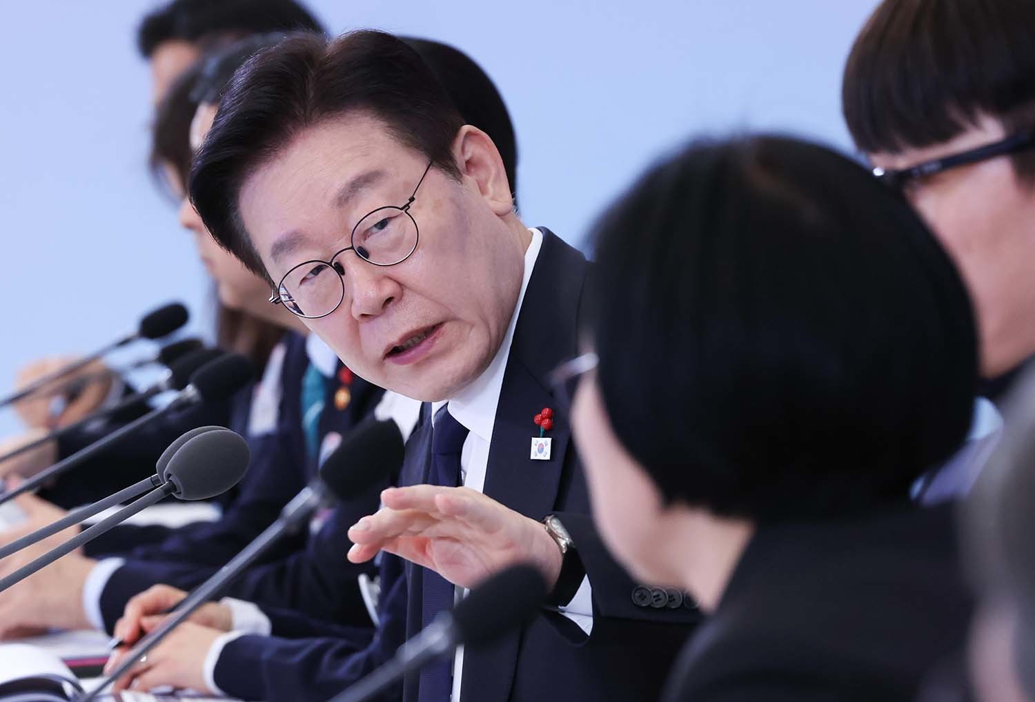 이재명 대통령이 30일 청와대에서 열린 국가창업시대 전략회의 'K-스타트업이 미래를 만든다'에서 발언하고 있다. / 뉴스1