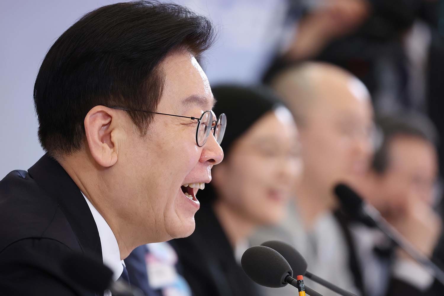 이재명 대통령이 30일 청와대에서 열린 국가창업시대 전략회의 'K-스타트업이 미래를 만든다'에서 발언하고 있다. / 뉴스1