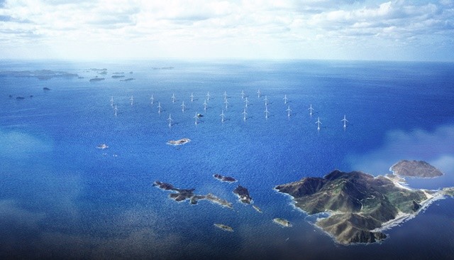 국민성장펀드- 신안우이 해상풍력 조감도