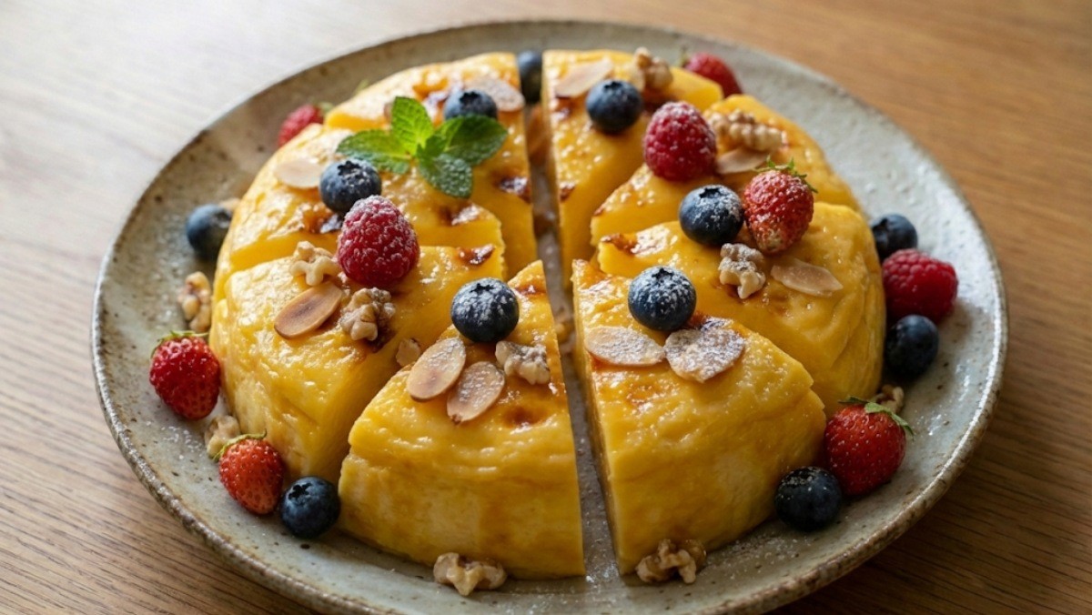 맛있는 푸딩 케이크 / 기사 내용을 바탕으로 제작한 AI 이미지