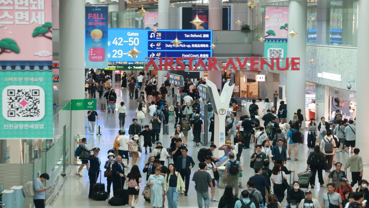 인천국제공항 제1여객터미널 면세점의 모습 / 뉴스1