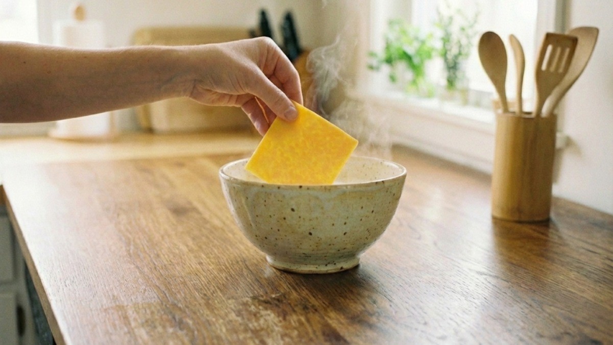 우유에 치즈를 넣는 모습 / 기사 내용을 바탕으로 제작한 AI 이미지