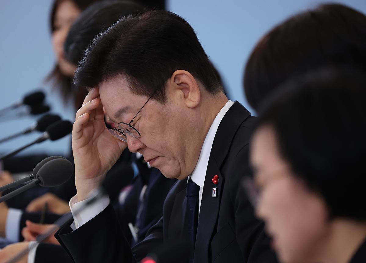 생각에 잠긴 이재명 대통령 / 뉴스1