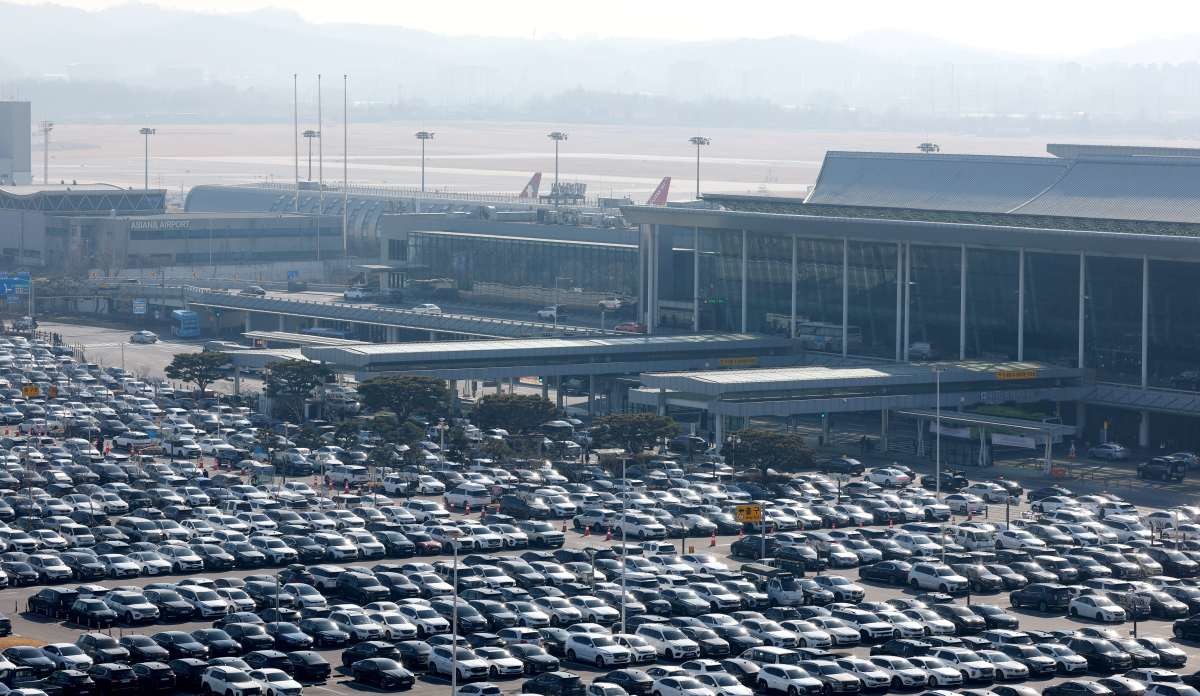 서울 강서구 김포공항 국내선청사 주차장. / 뉴스1