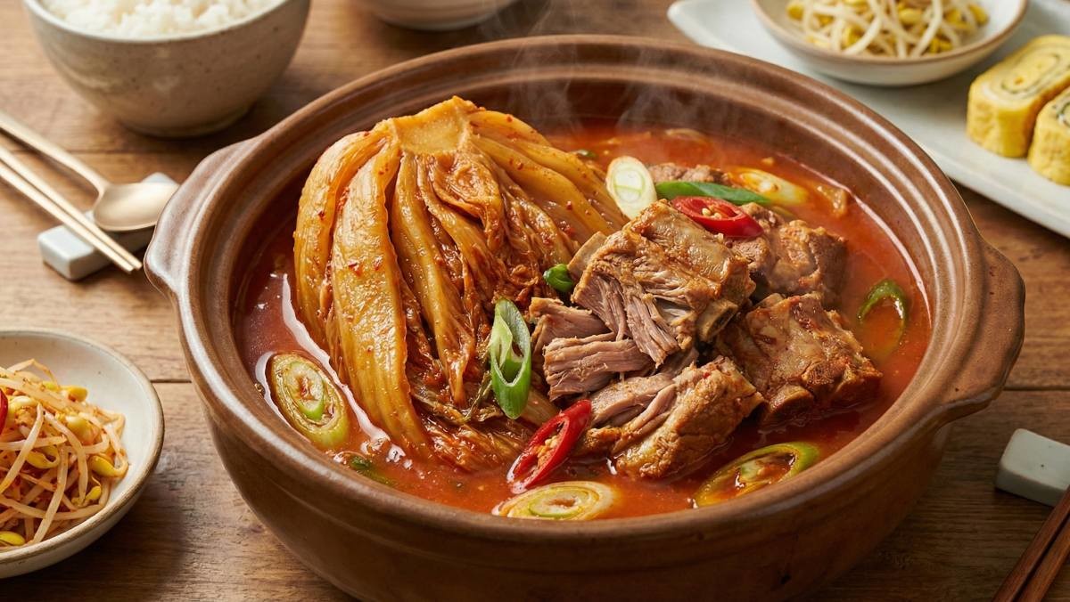 등갈비 김치찜 (AI로 제작됨)