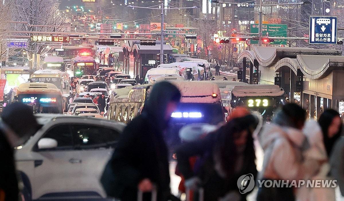 대설 특보 자료 사진 / 연합뉴스