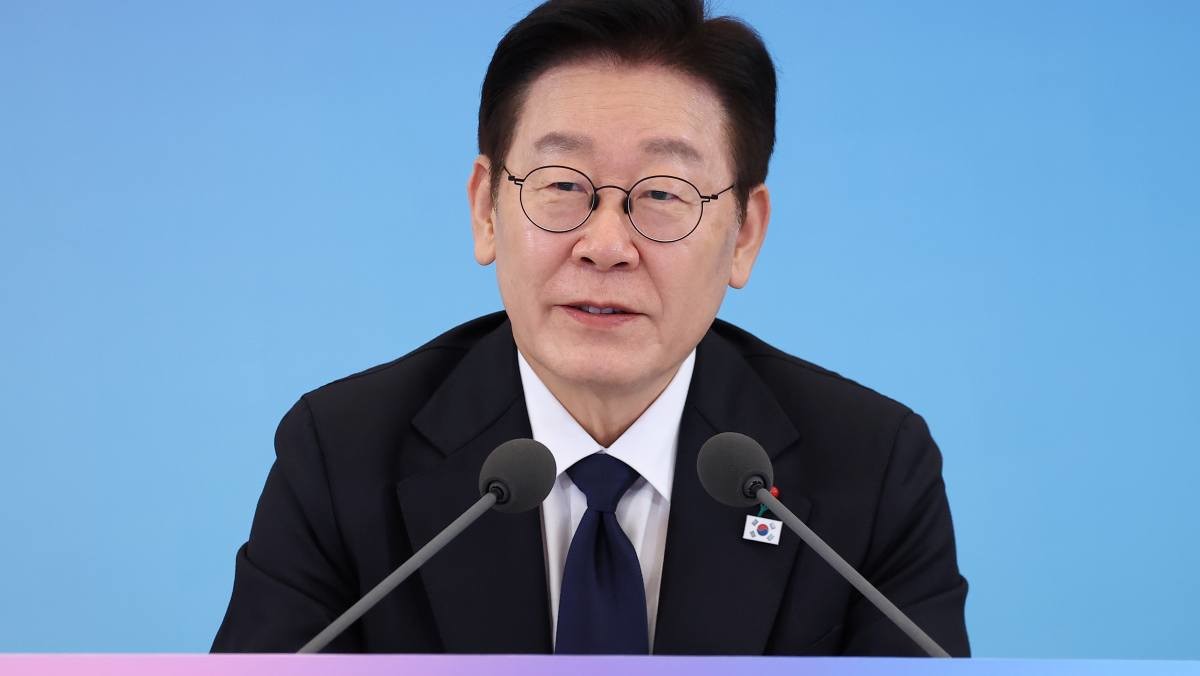 이재명 대통령이 30일 청와대에서 열린 국가창업시대 전략회의 'K-스타트업이 미래를 만든다'에서 발언하고 있다. / 연합뉴스