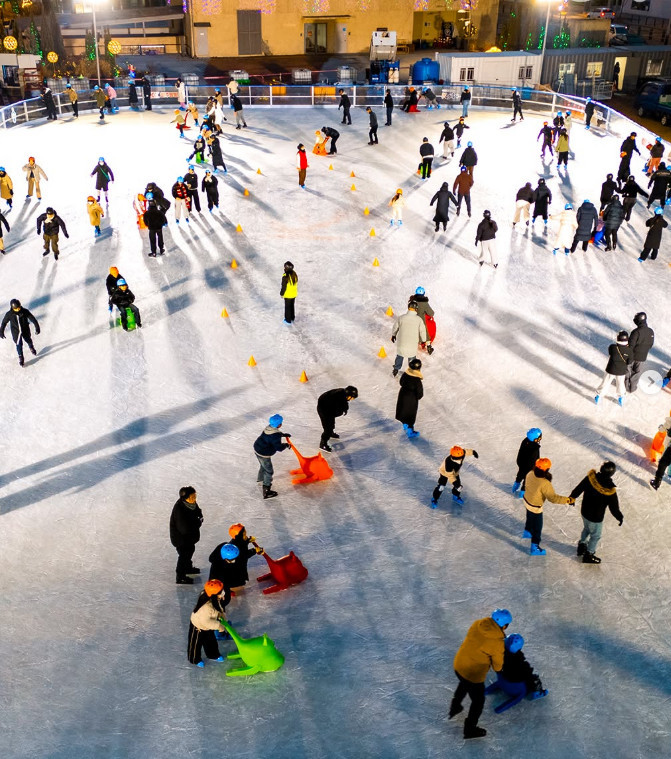 거북섬 스케이트장. / 시흥시 공식 인스타그램