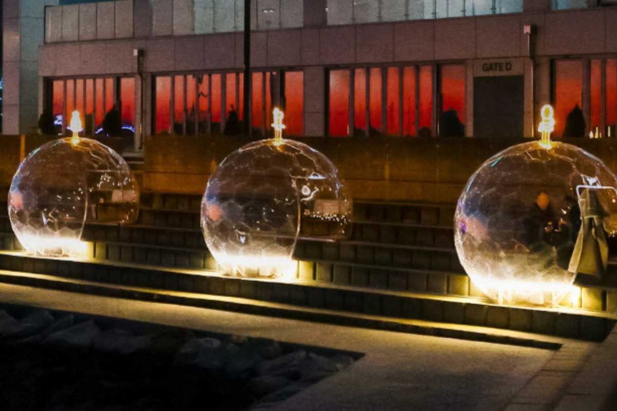 실제 시흥 거북섬에 위치한 이글루 모습. / 시흥시 공식 인스타그램