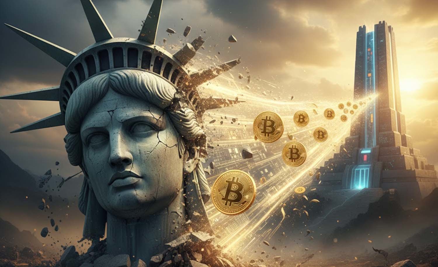 굿바이 달러, 헬로 비트코인?… 코인시장 'Bye America'가 깨우나
