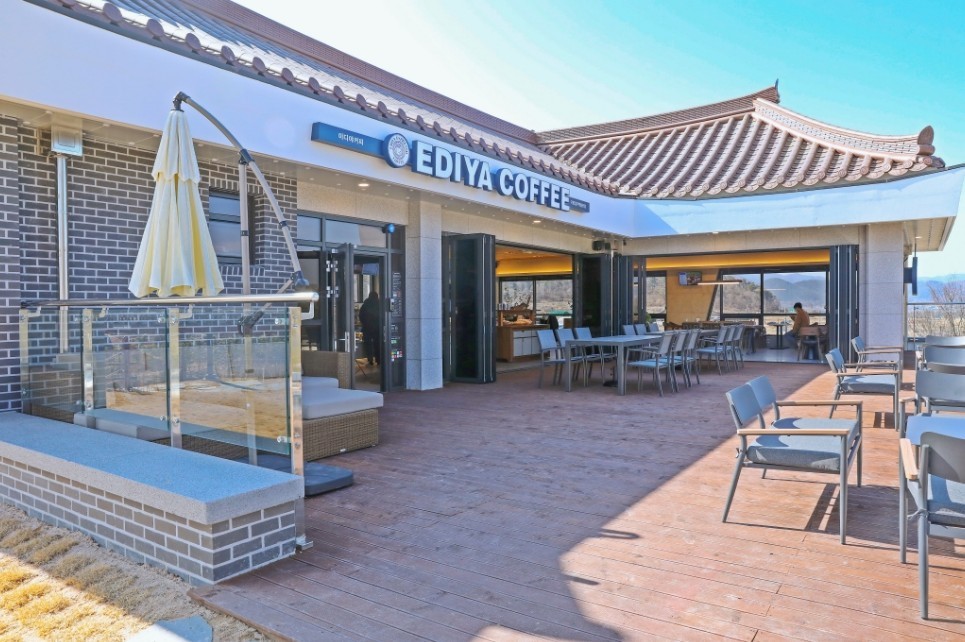 국립경주박물관점 전경 / 이디야커피 제공