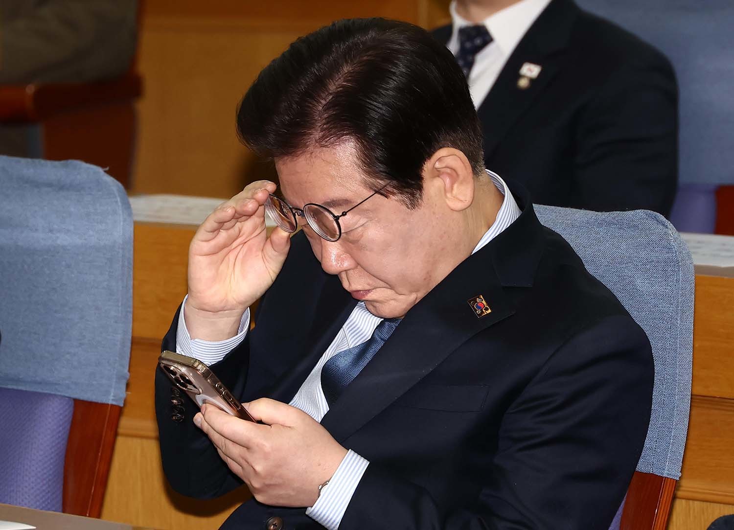 더불어민주당 대표 시절의 이재명 대통령. / 뉴스1 자료사진