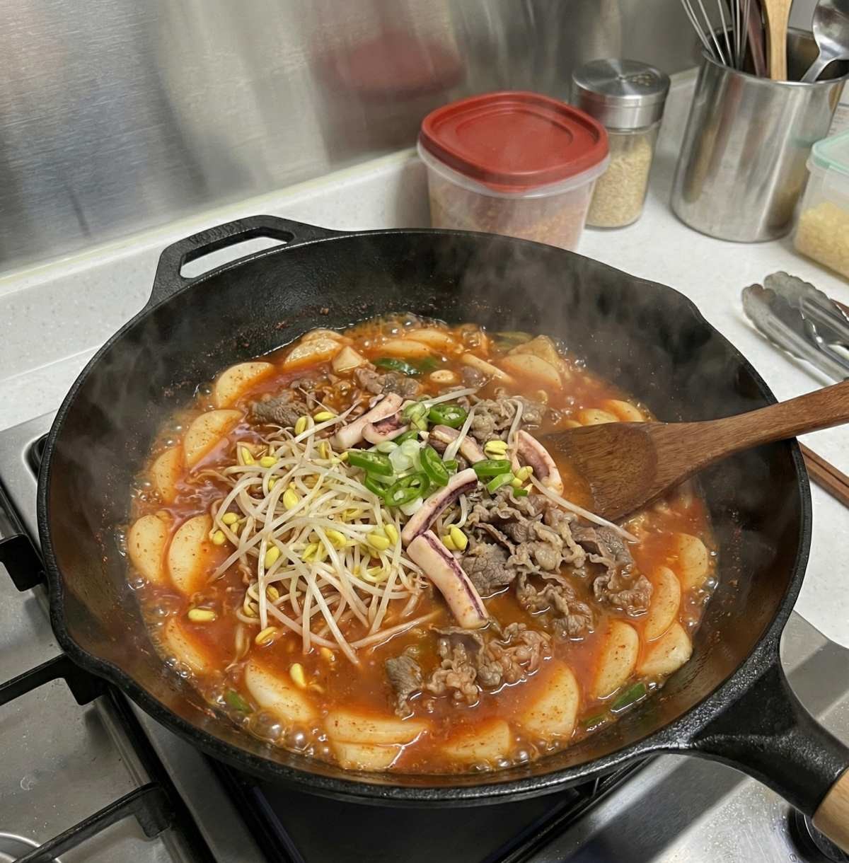 팔팔 끓이기. 기사 내용 토대로 AI툴 활용해 제작한 자료사진.