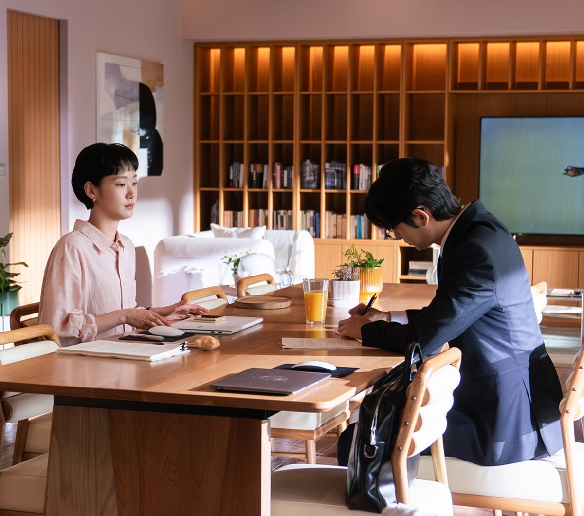 '유미의 세포들' 시즌3에서 호흡을 맞추는 김고은과 김재원 / 티빙