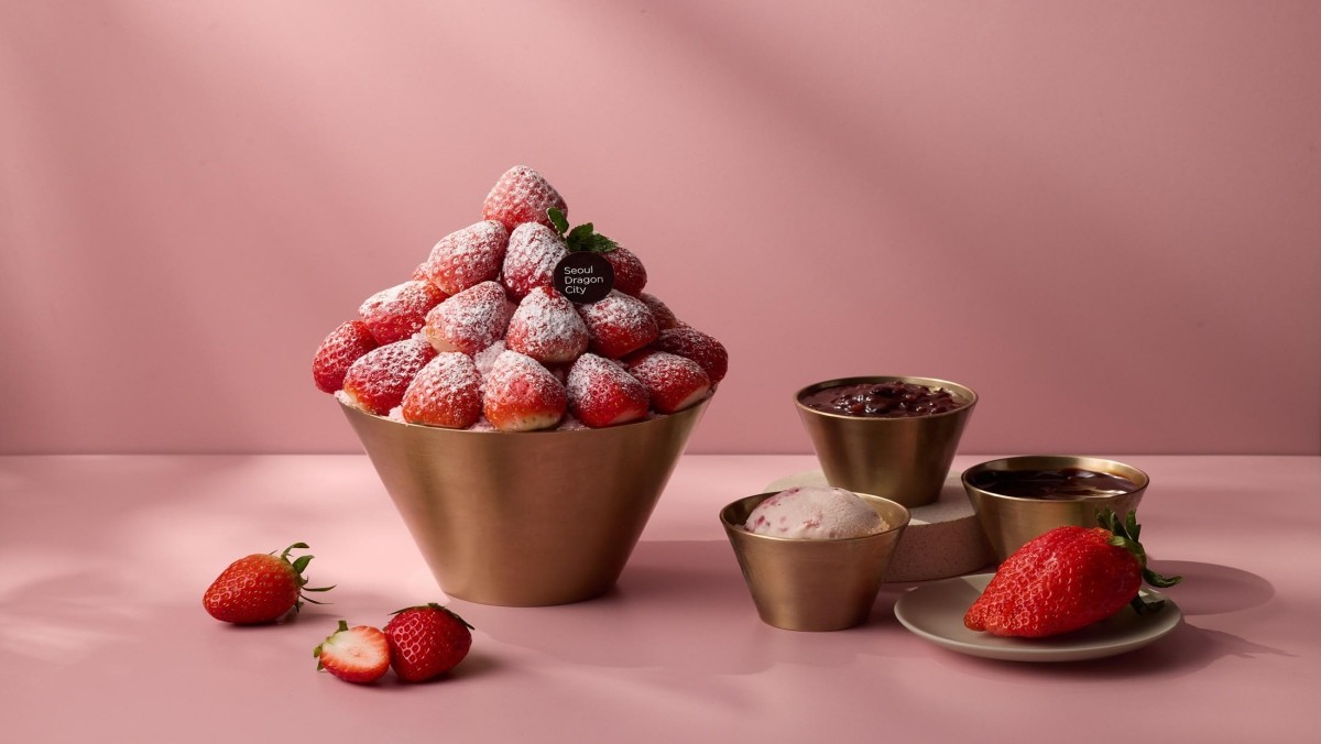 겨울 제철 과일 프리미엄 빙수 / 서울드래곤시티