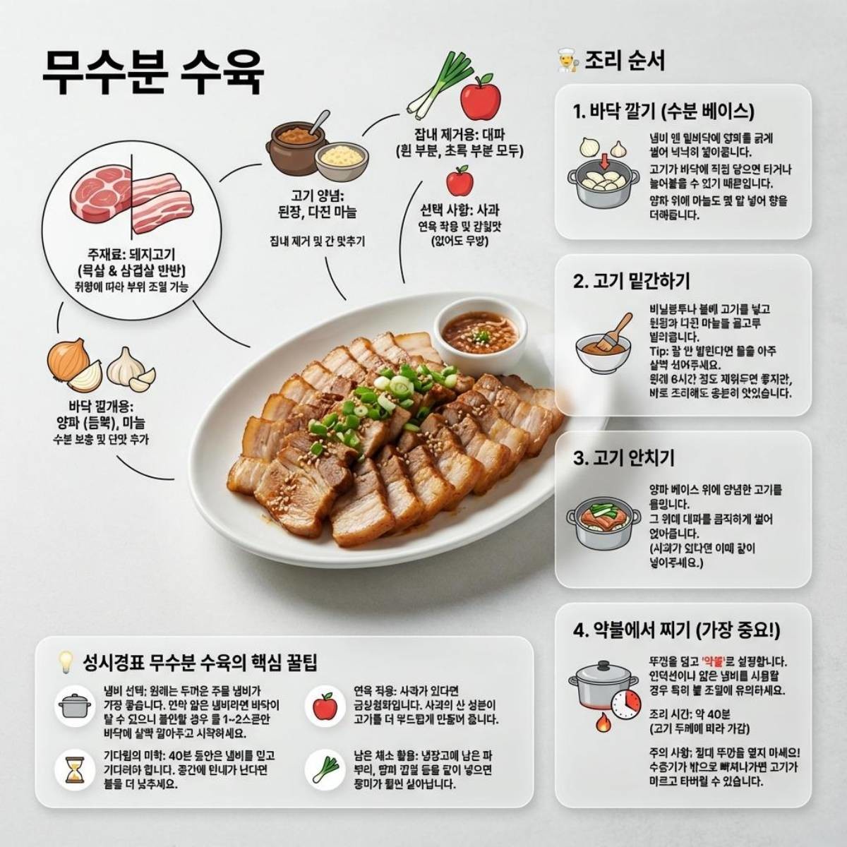 레시피 1장 정리. 기사 내용 토대로 AI툴 활용해 제작한 자료사진.