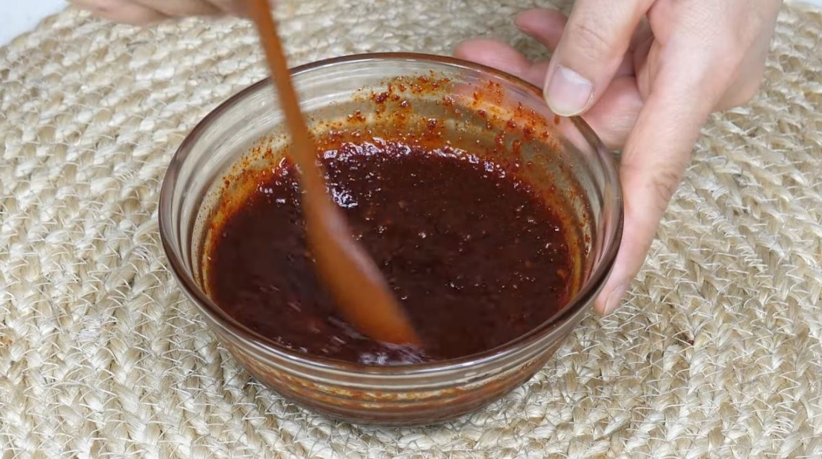 완성된 양념장. / 유튜브 '엄마의가정식'