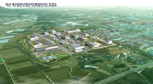 제3일반산업단지 확장 조성사업 조감도 / 익산시