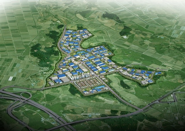 장성나노산업단지 조감도. 장성군 제공