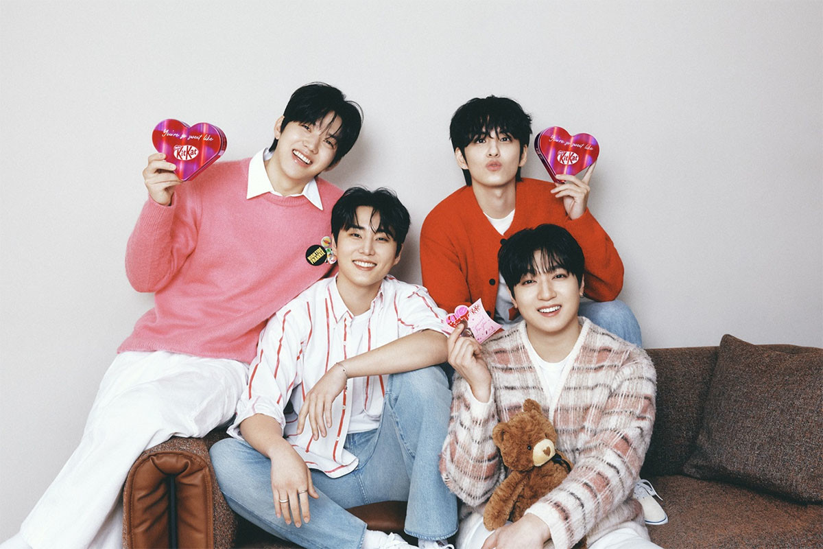 DAY6와 함께한 밸런타인데이 시즌 캠페인 공개. / 네슬레 코리아 제공
