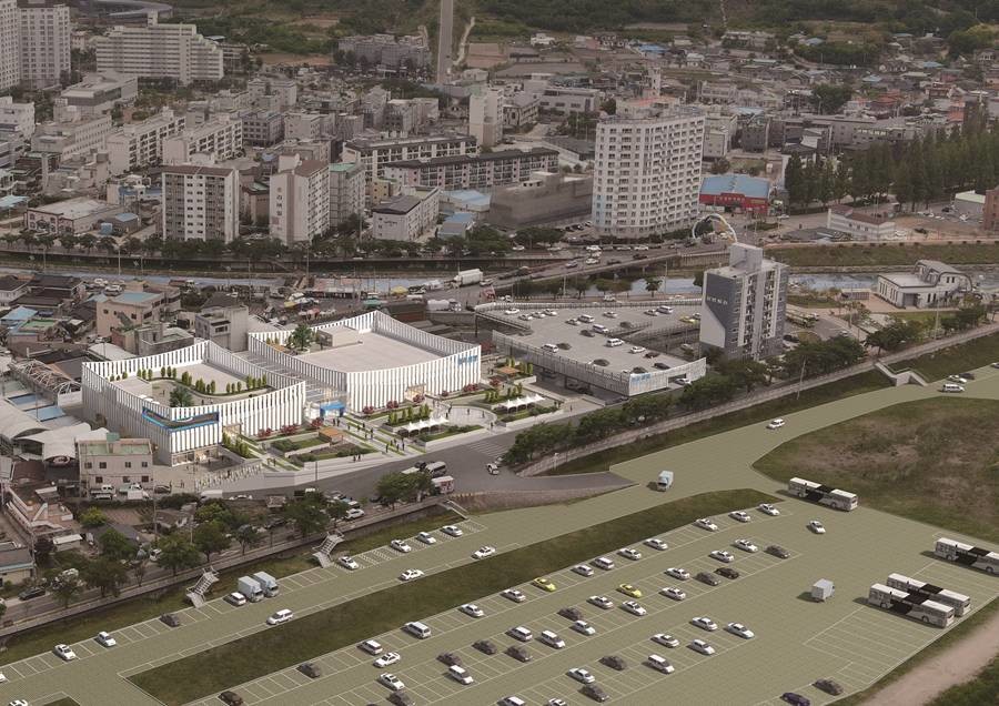 영덕전통시장 재건축 조감도/영덕군