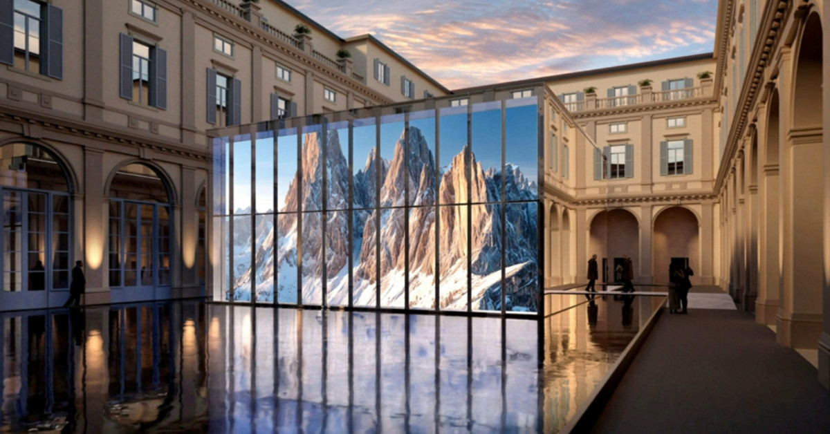 밀라노의 역사적 건축물인 팔라초 세르벨로니에서 운영하는 삼성 하우스 / 삼성전자 뉴스룸