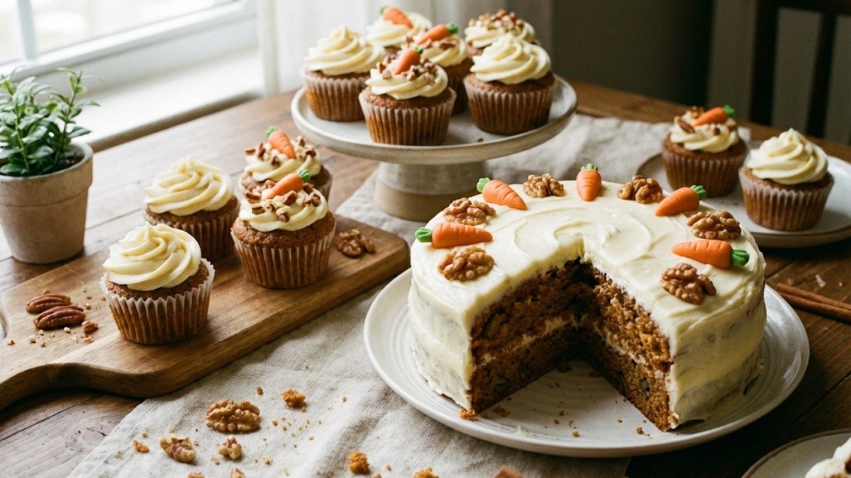 맛있는 당근 케이크 / 기사 내용 이해를 돕기 위해 제작한 AI 이미지