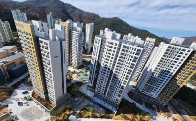 부산 기장군 일광 통합공공임대주택 현장 전경. / 사진제공=부산도시공사