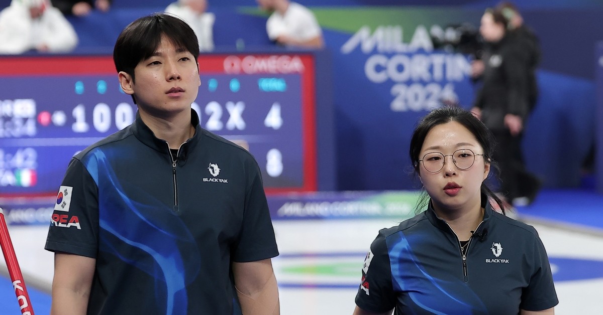 컬링 믹스더블 김선영·정영석 / 뉴스1