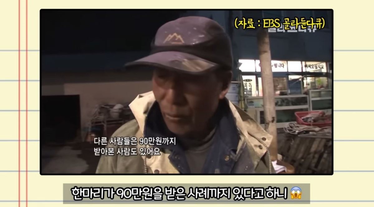 90만 원까지 가격이 매겨졌다던 예전의 '대구'. / 유튜브 '생선선생 미스터S'