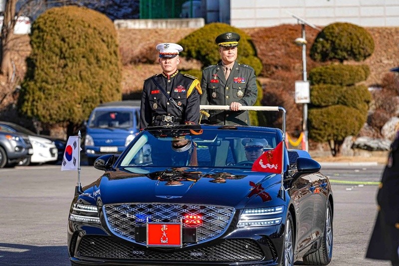 박정훈 해병대 준장 의장행사 / 독자 제공
