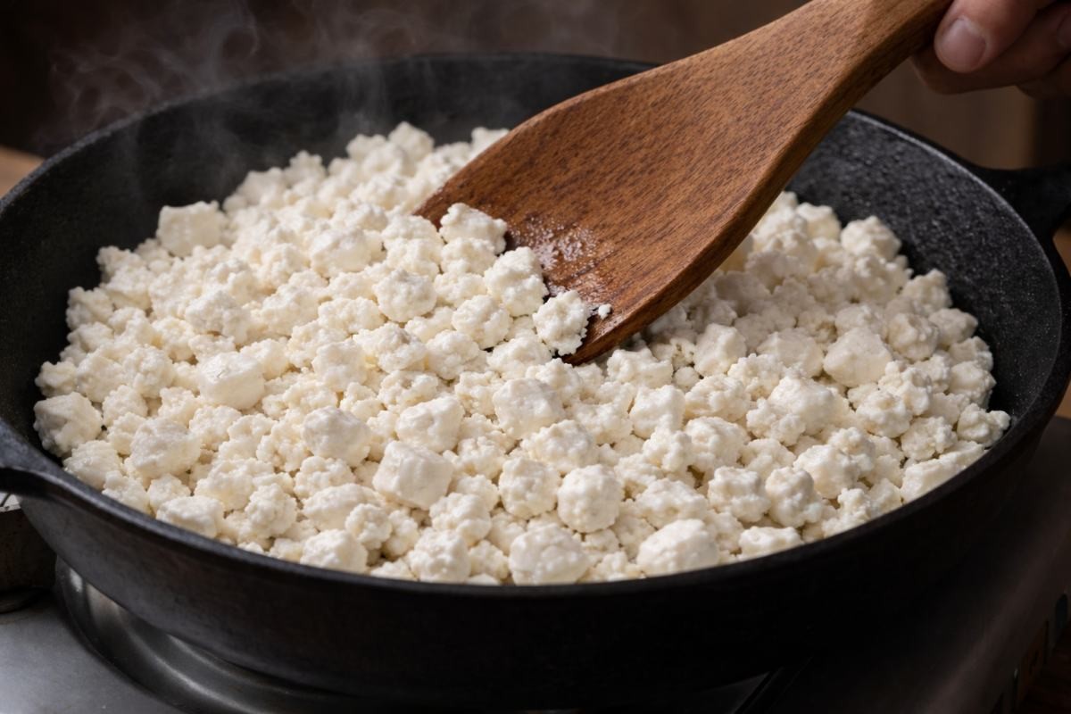 스트레스 해소에도 도움 되는 두부 통으로 으깨기. 기사 내용 토대로 AI툴 활용해 제작한 자료사진.