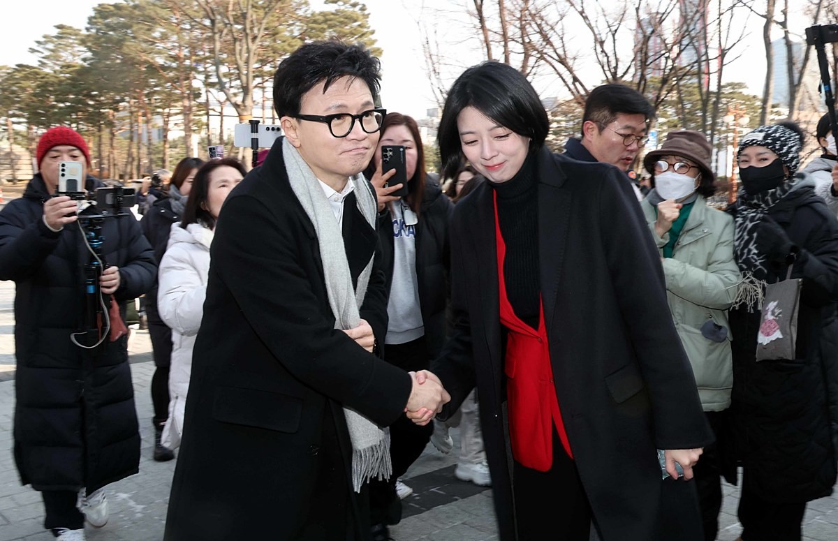 한동훈 전 국민의힘 대표와 배현진 의원 자료 사진 / 뉴스1