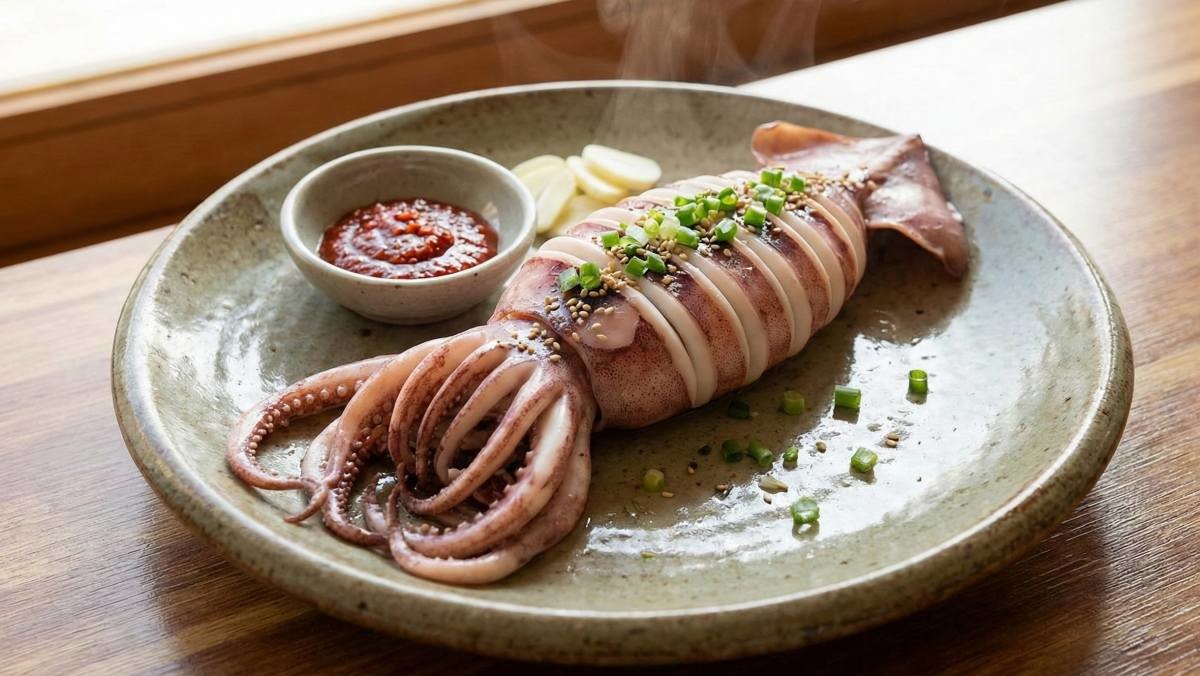 통오징어찜 (AI로 제작됨)