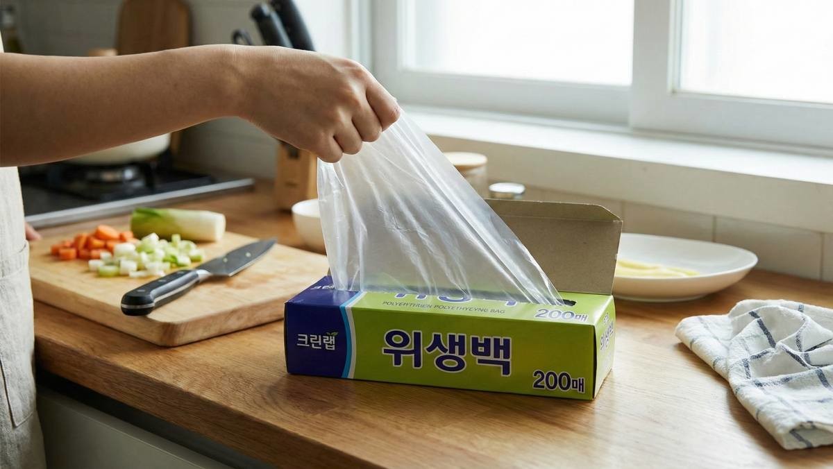 비닐봉지 사진 (AI로 제작됨)