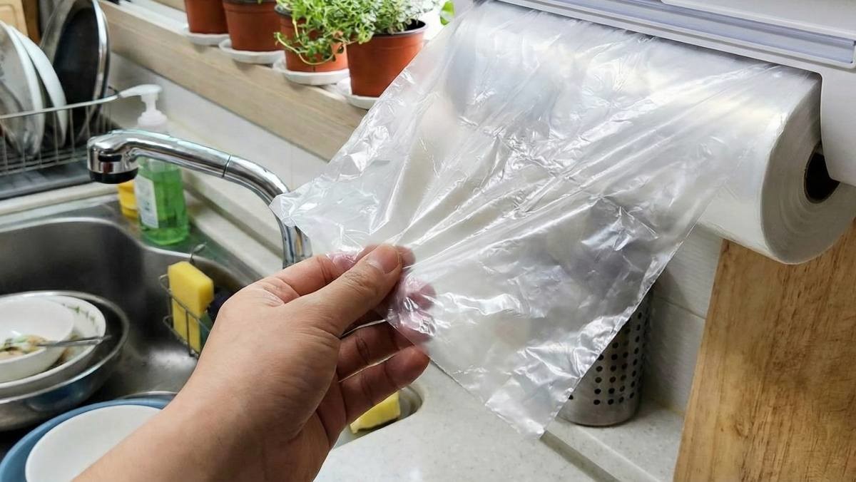 비닐봉지 사진 (AI로 제작됨)