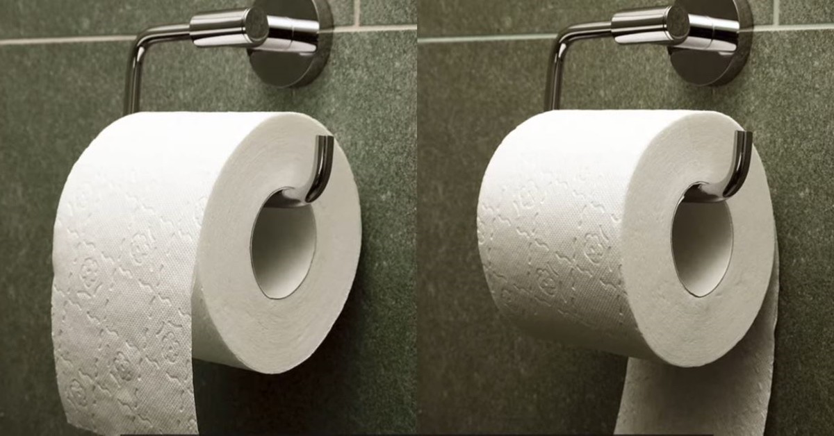 두루마리 화장지 앞으로 걸까? 뒤로 걸까? / 유튜브 '오늘지식'