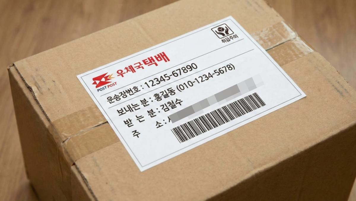 택배 사진 (AI로 제작됨)