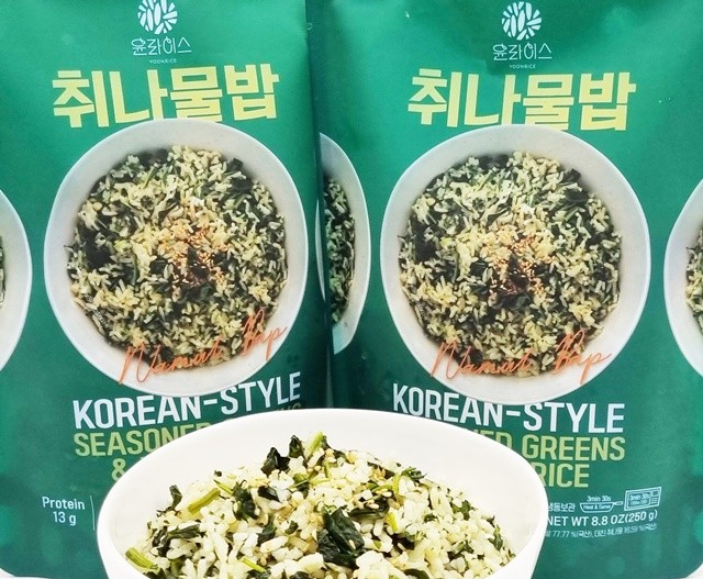 냉동 취나물밥 제품
