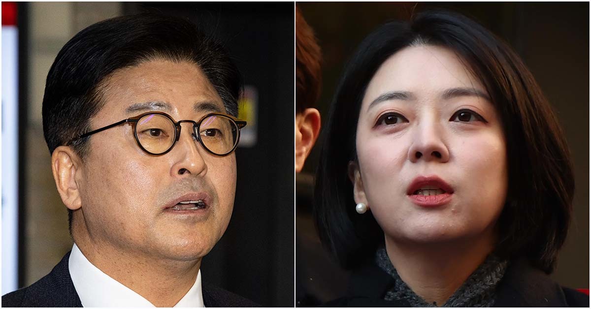 왼쪽은 국민의힘에서 제명된 김종혁 전 최고위원, 오른쪽은 곧 징계 절차를 밟는 배현진 국민의힘 의원. / 뉴스1