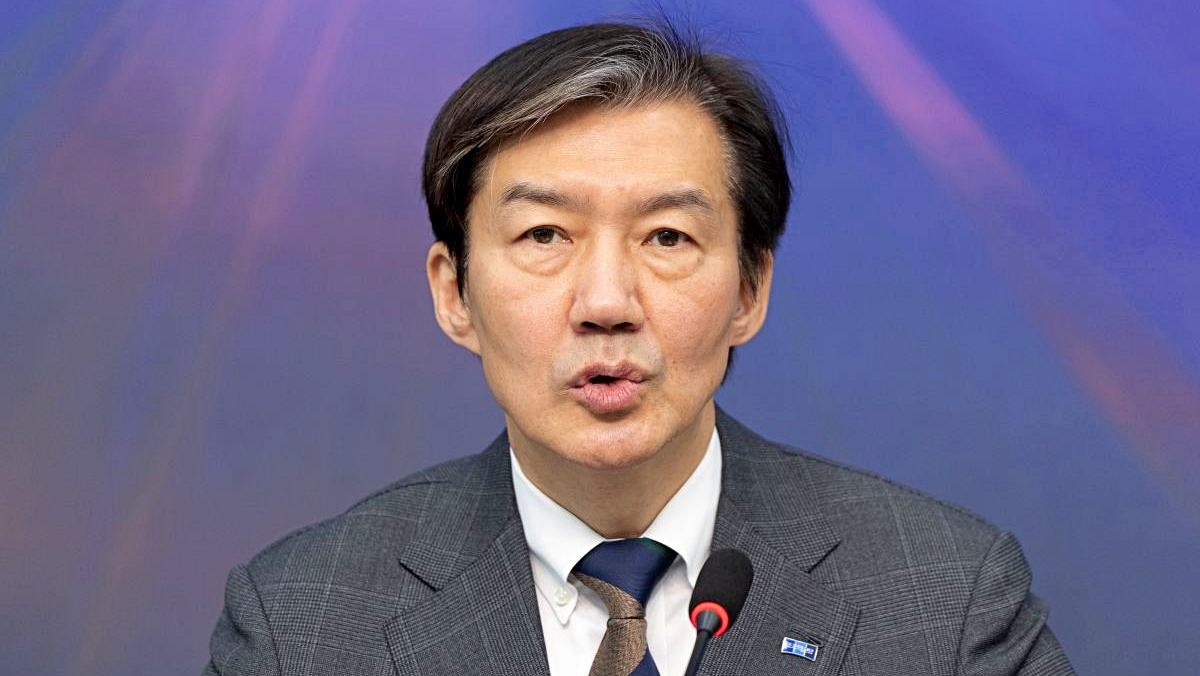 조국 조국혁신당 대표가 9일 서울 여의도 국회에서 열린 최고위원회 회의에서 모두발언하고 있다. / 뉴스1