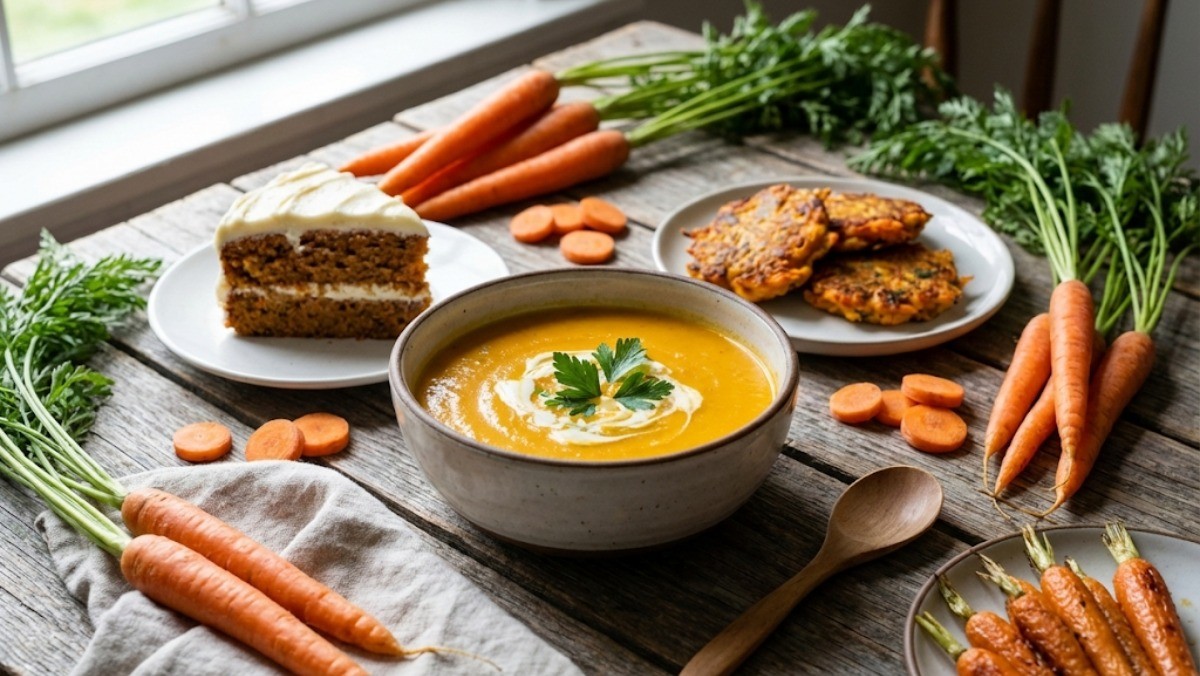 맛있는 당근 요리 / 기사 내용을 바탕으로 제작한 AI 이미지