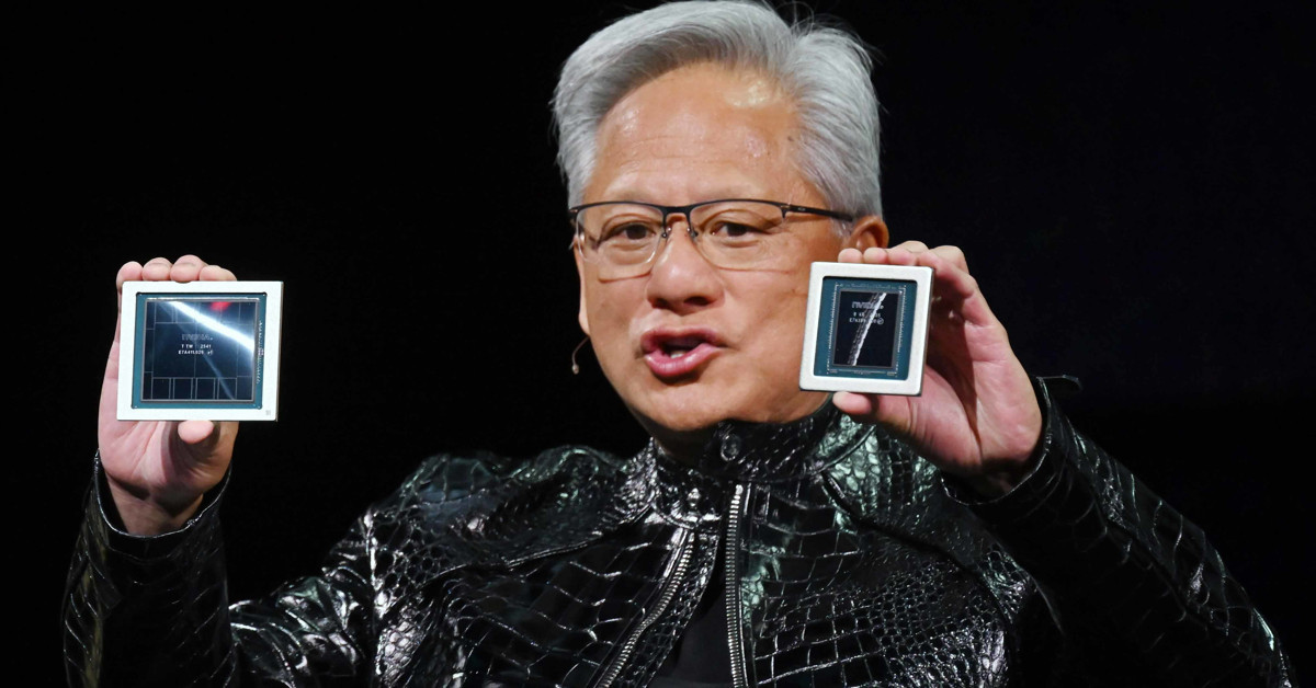 CES2026에서 차세대GPU루빈을 선보이는 젠슨황 / 뉴스1