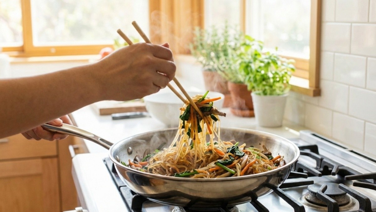 맛있는 잡채 / 기사 내용 이해를 돕기 위해 제작한 AI 이미지